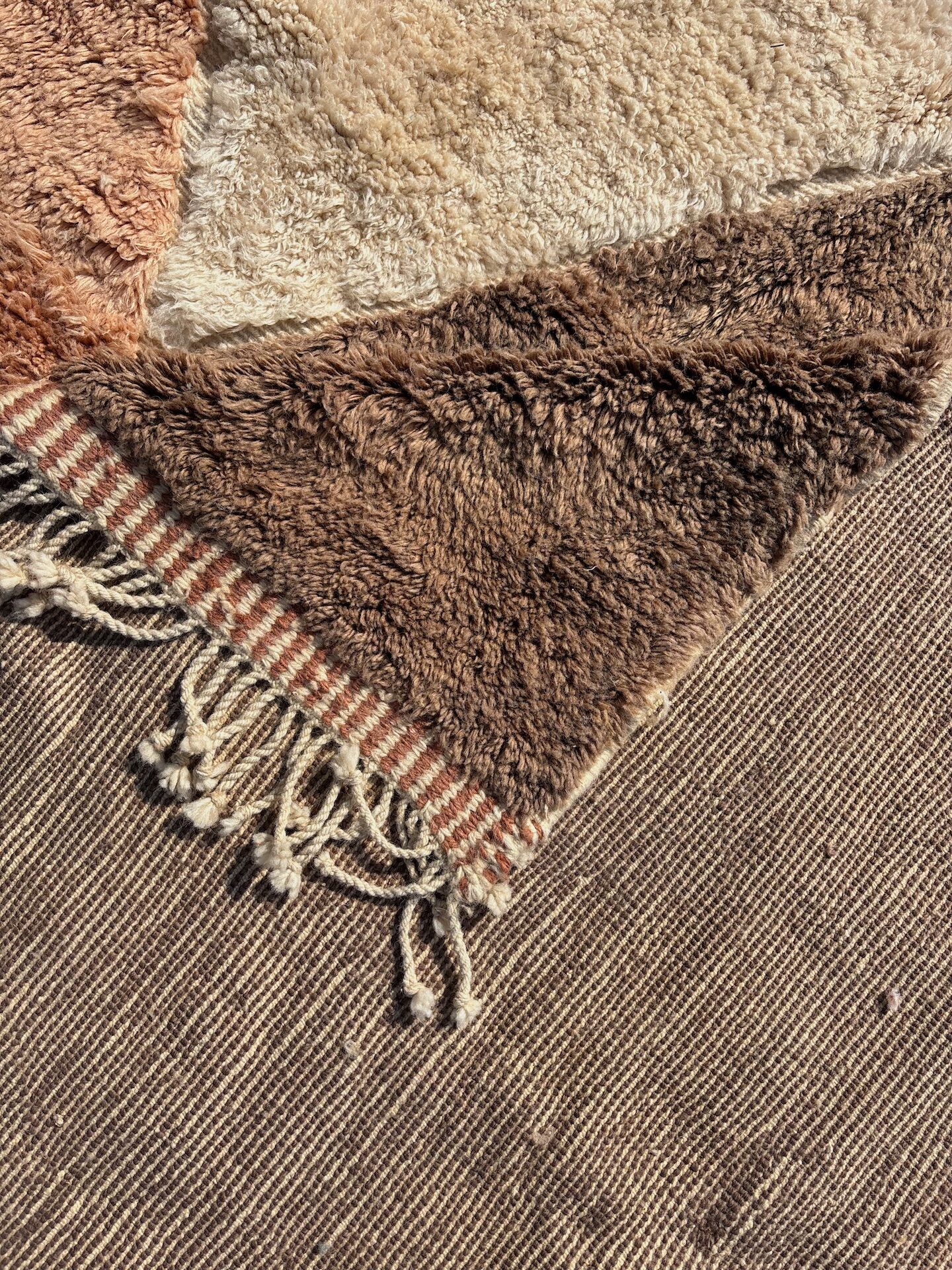 Custom wool Berber rug Essaouira