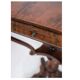 Antique mahogany sewing table on a pillar from around the year 1840s