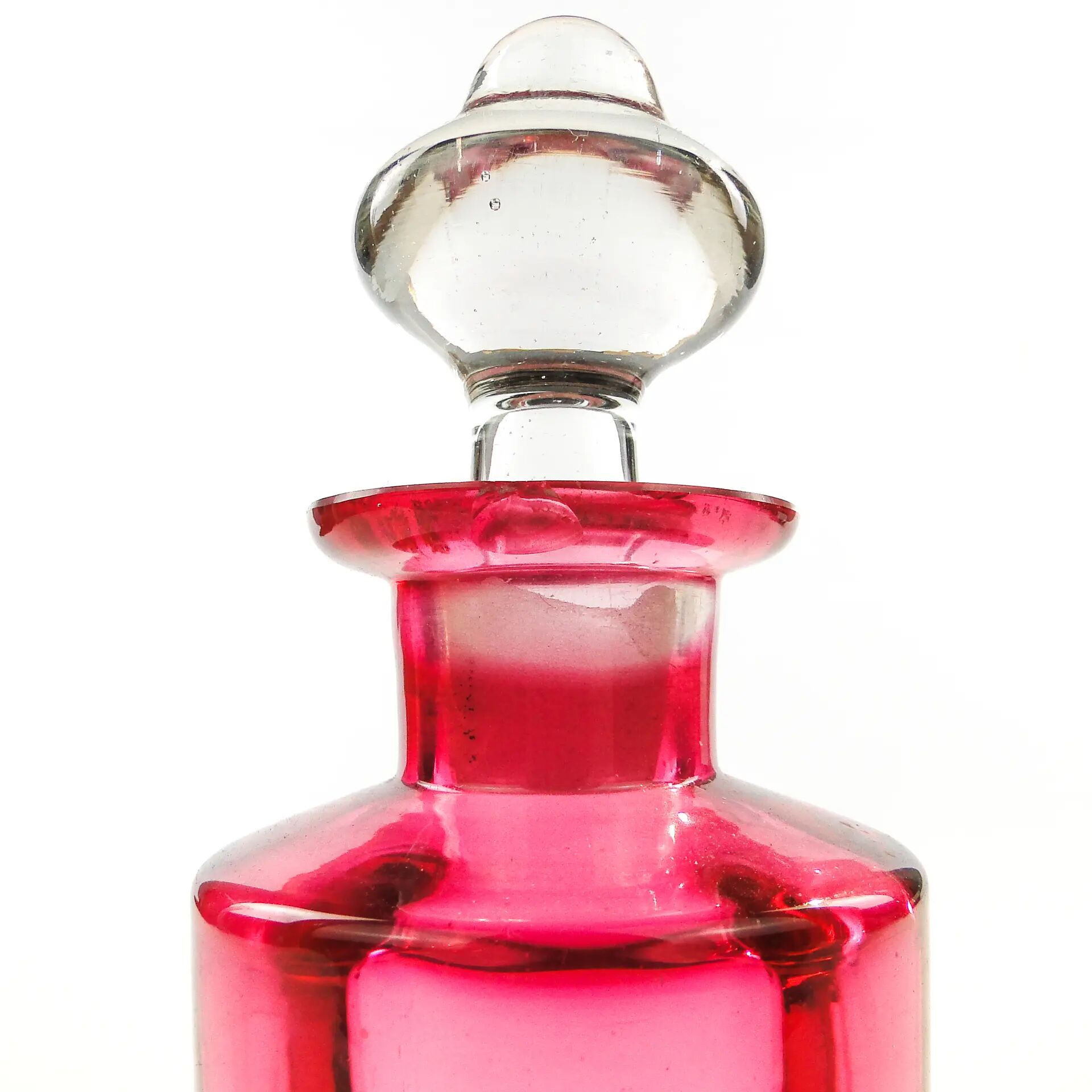 Carafe, Art Nouveau, glass, France, early 20th century