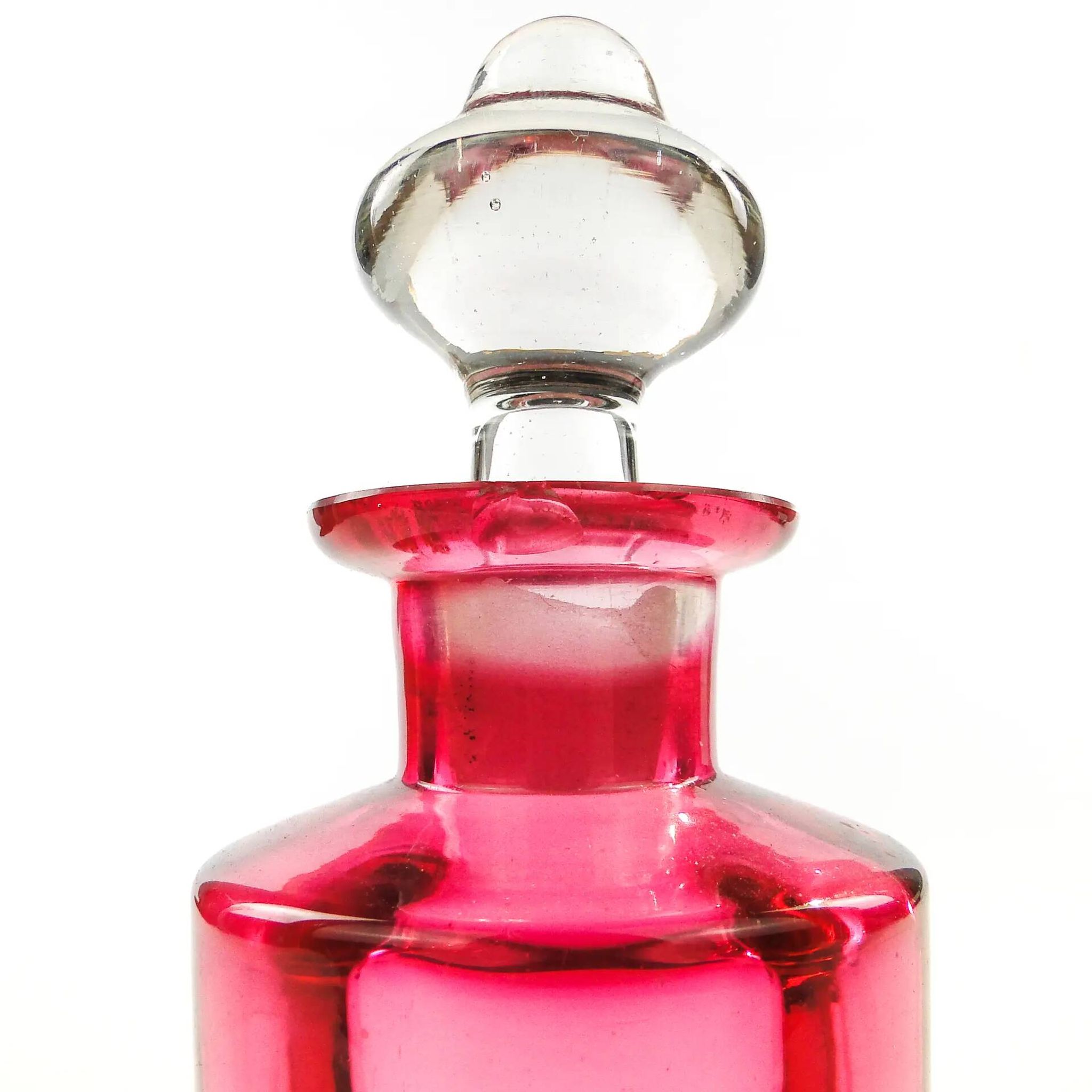 Carafe, Art Nouveau, glass, France, early 20th century