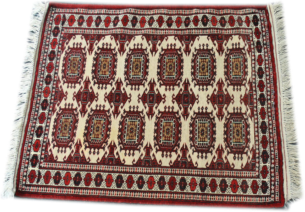 Authentic Persian Torkaman rug 105x90cm