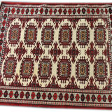 Authentic Persian Torkaman rug 105x90cm