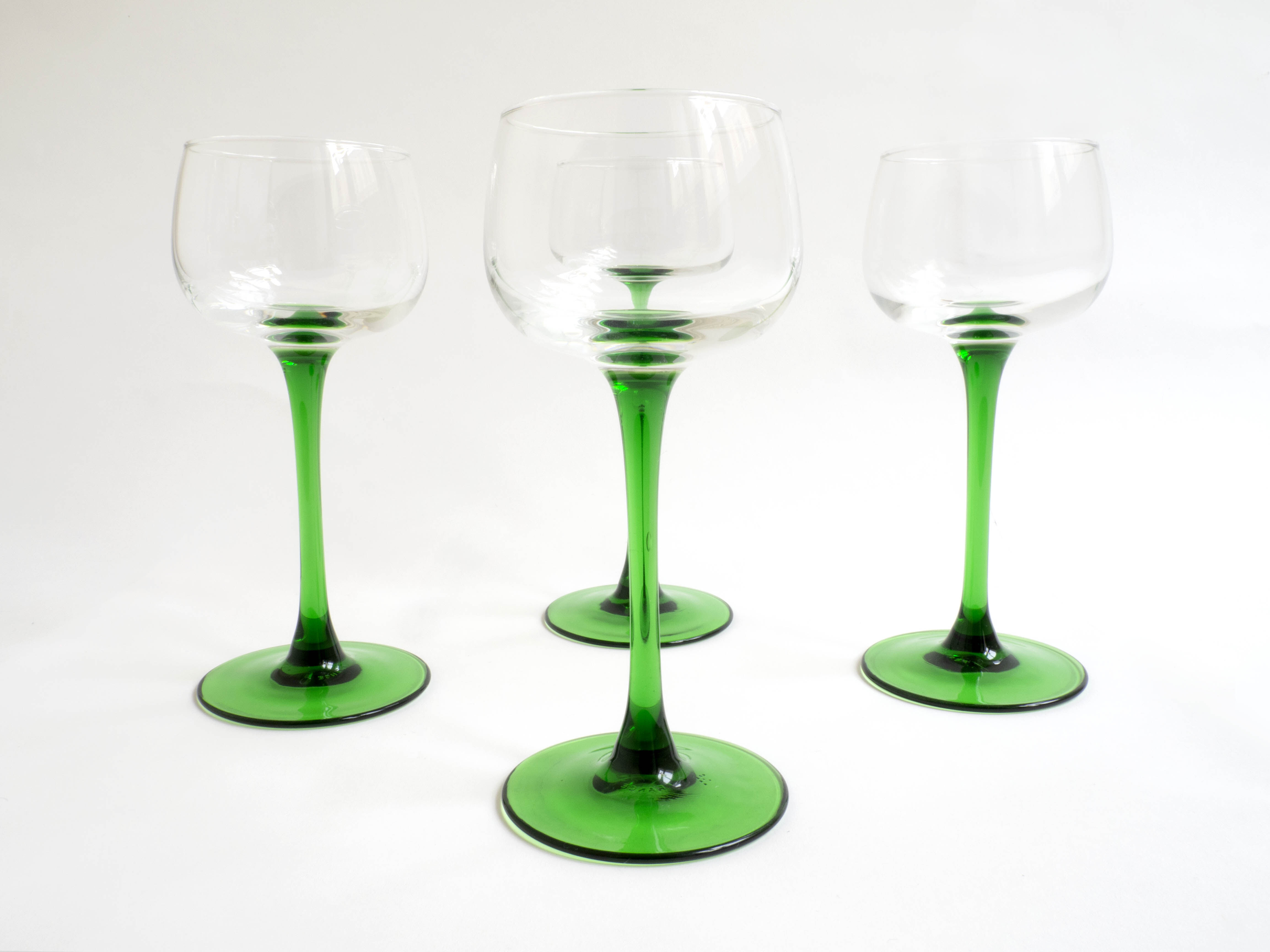 Set of 4 Alsace wine glasses