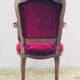 Burgundy pink velvet shepherdess