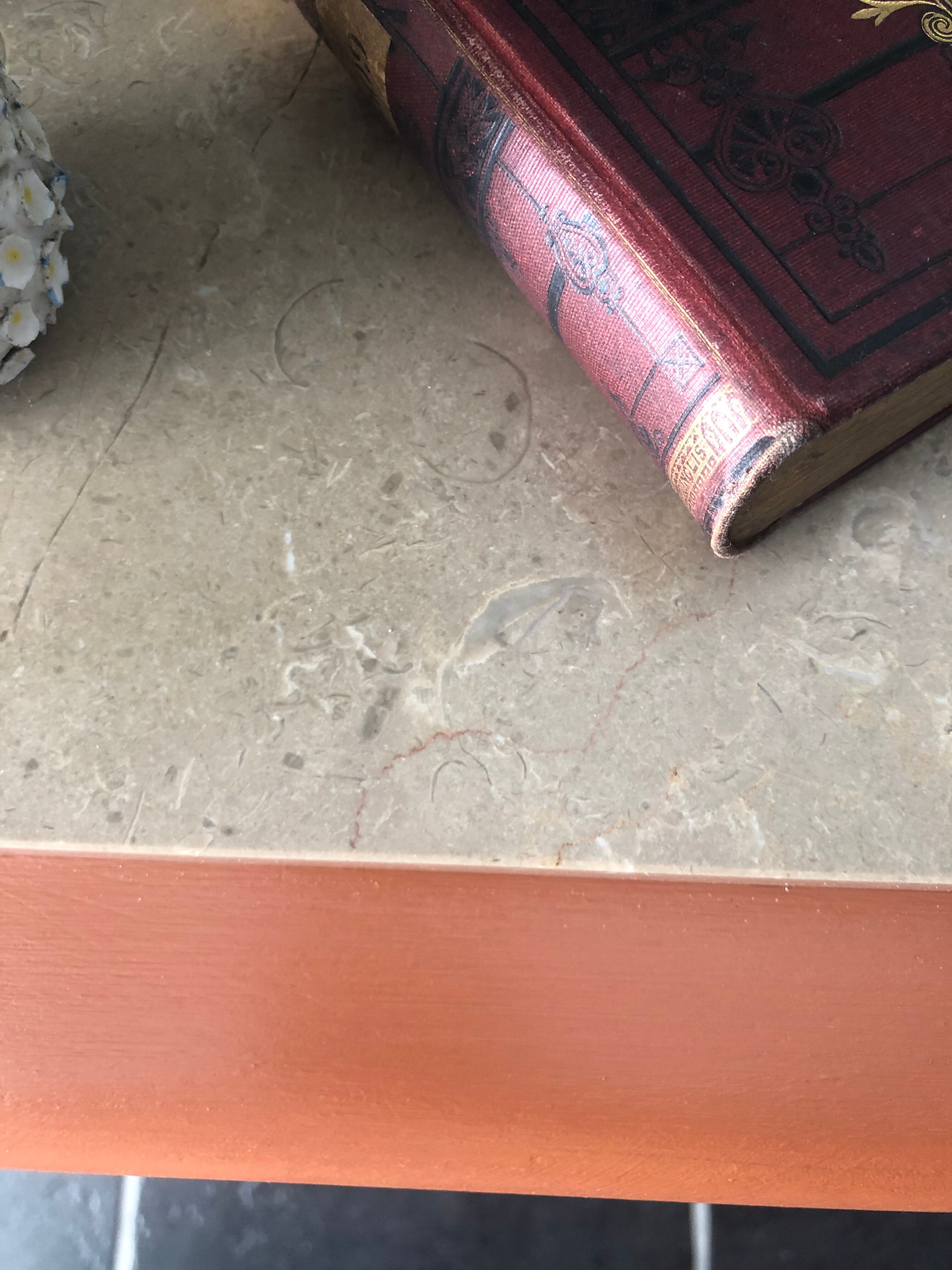 Terracotta vintage chest of drawers