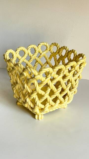 Vintage Braided Cache-Pot