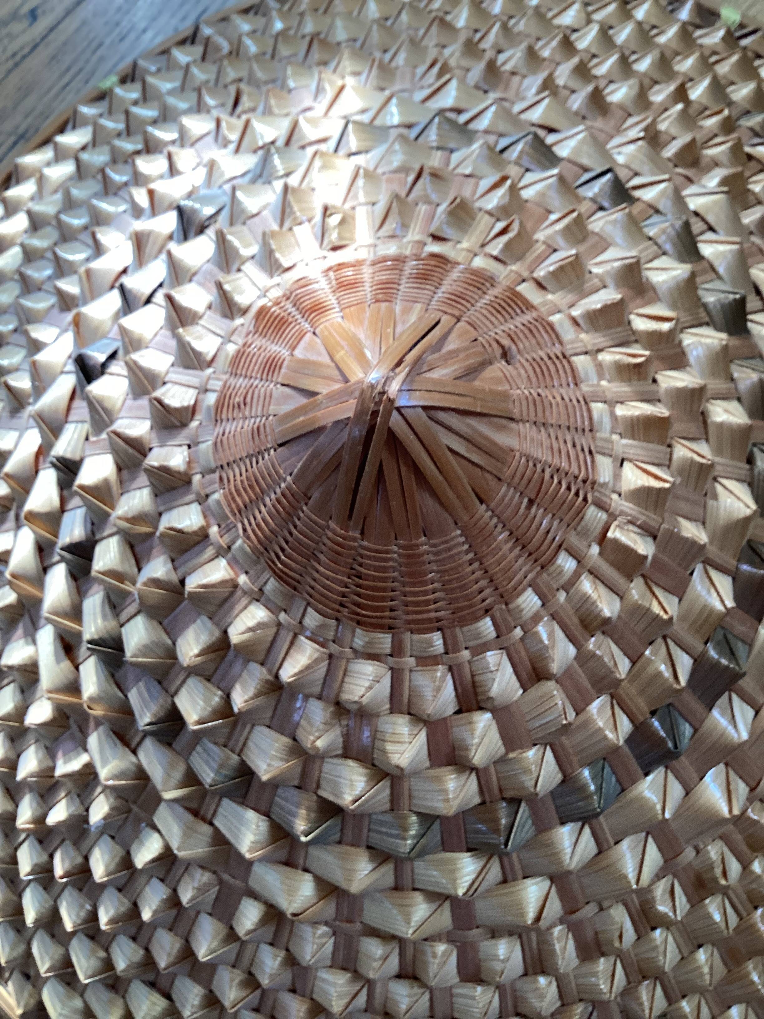 Asian hat dimensions: height -16 cm - diameter -42 cm -