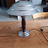 Jumo Aluminum and Wood Lamp