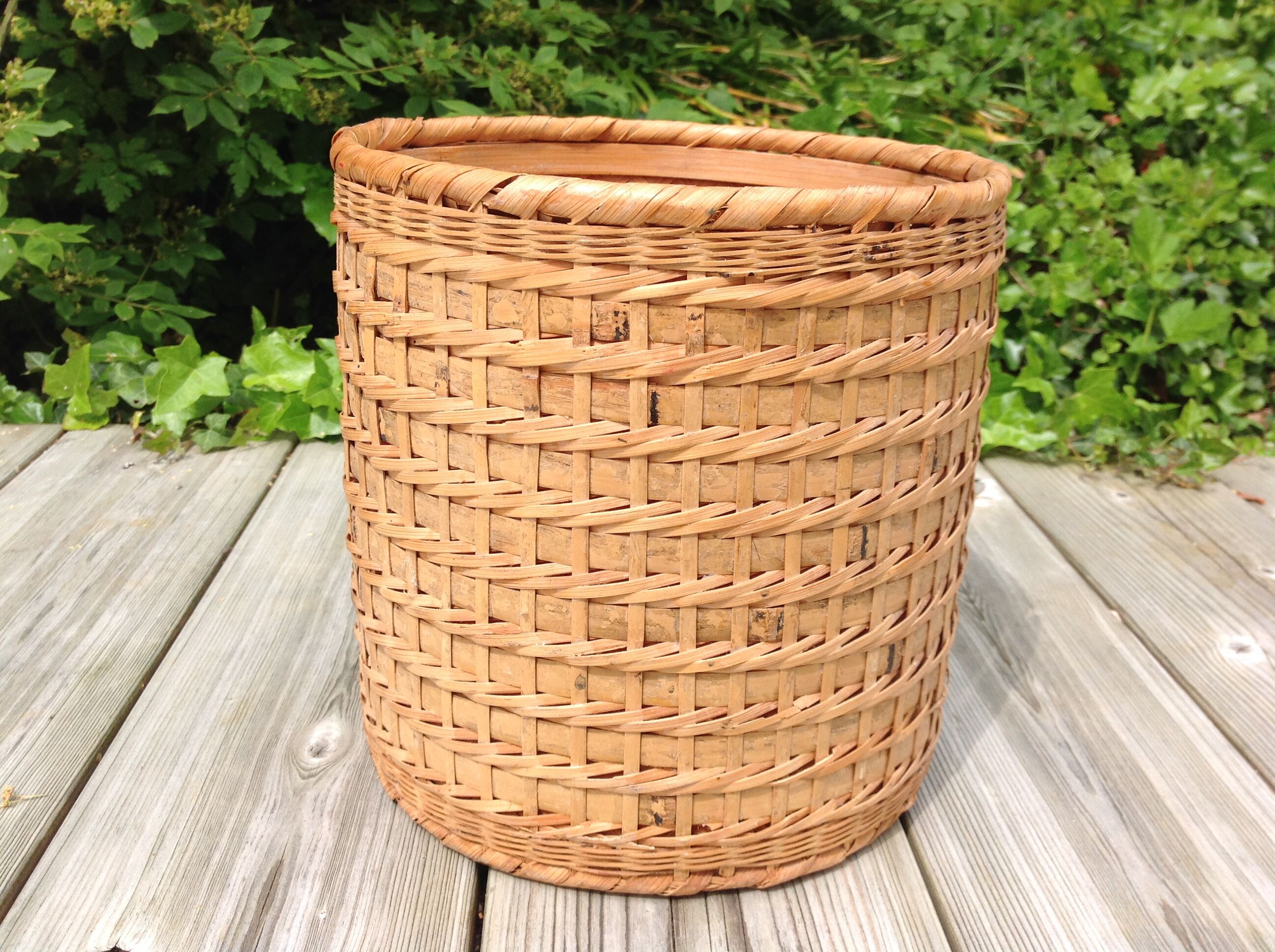 Wicker basket or pot cover