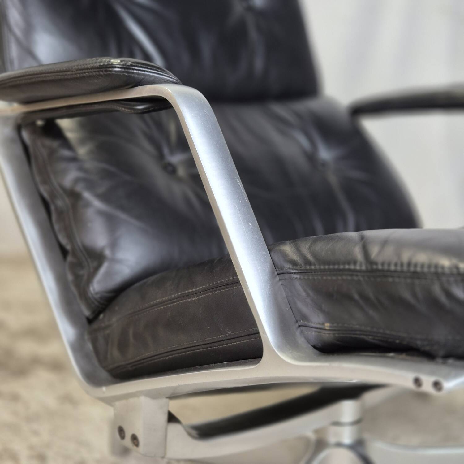 Fauteuil vintage FK85 de Jørgen Kastholm et Preben Fabricius