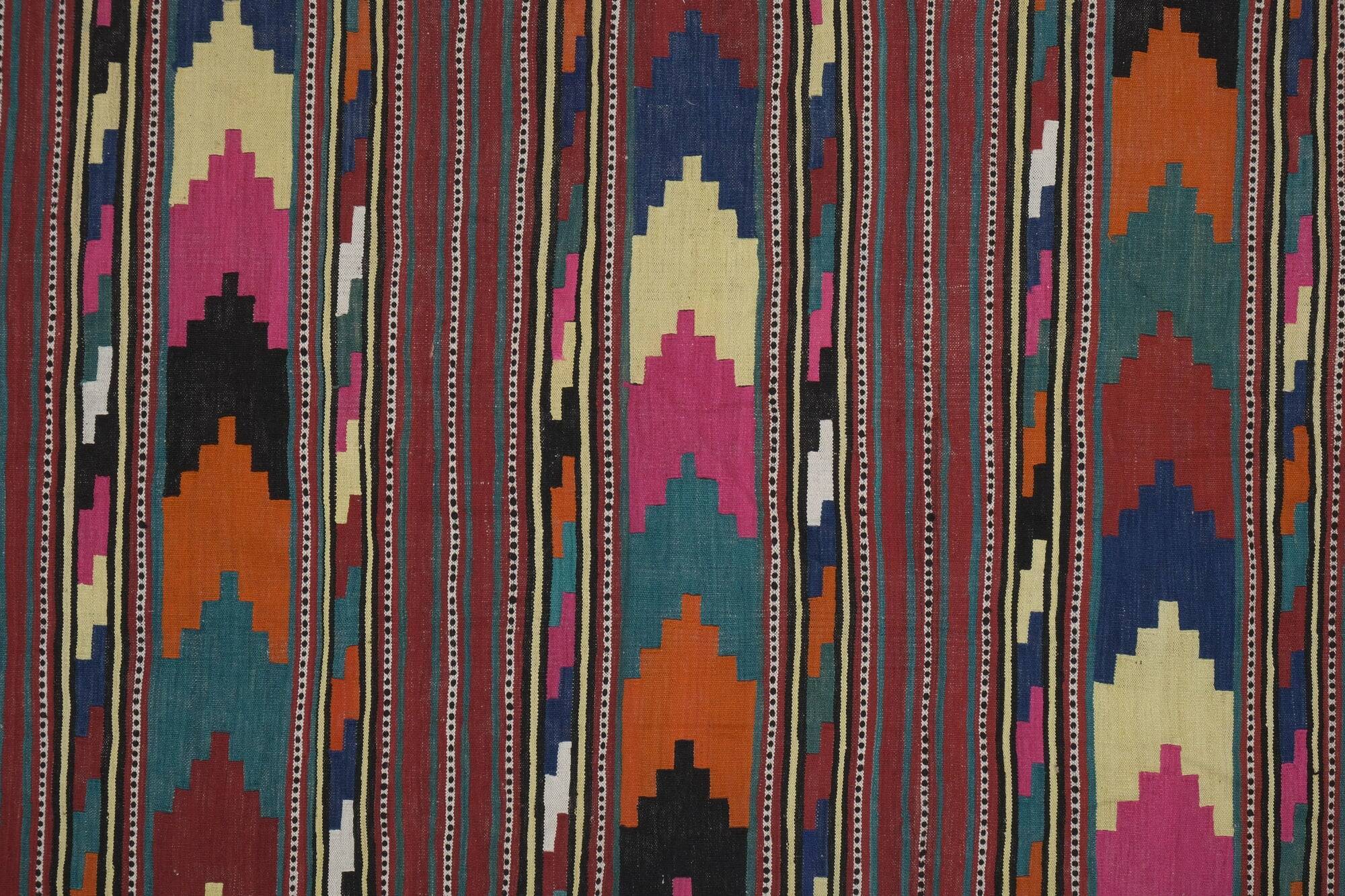 Vintage Turkish kilim, handwoven, 155x364 cm.