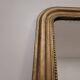 Large antique Louis Philippe gilded mirror