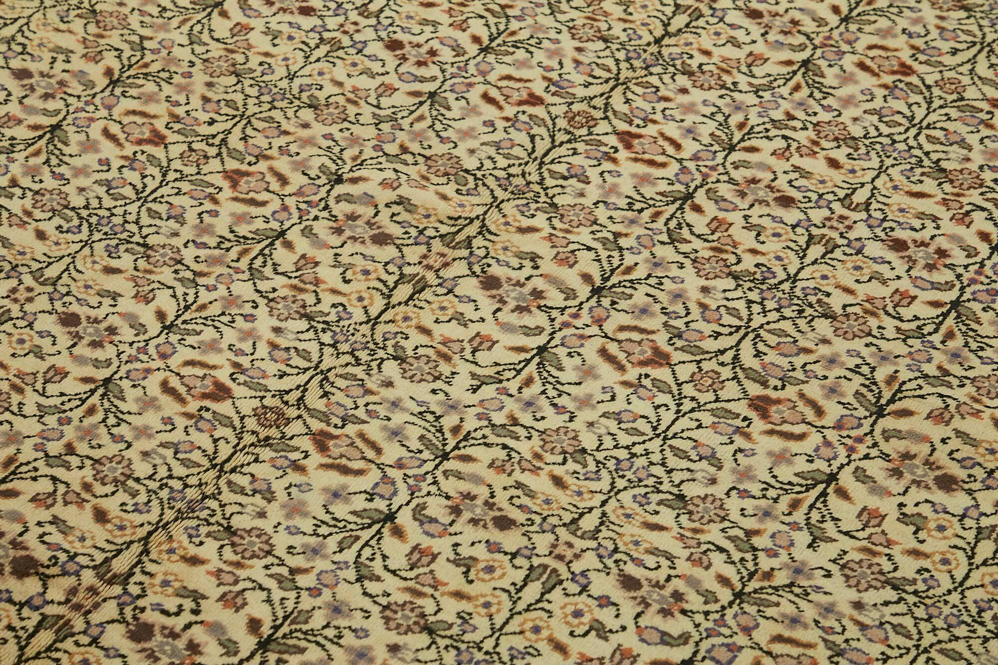 Turkish Wool Vintage Kayseri Rug 195 cm x 290 cm