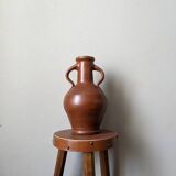 Terracotta jar vase ears decoration countryside handmade pottery