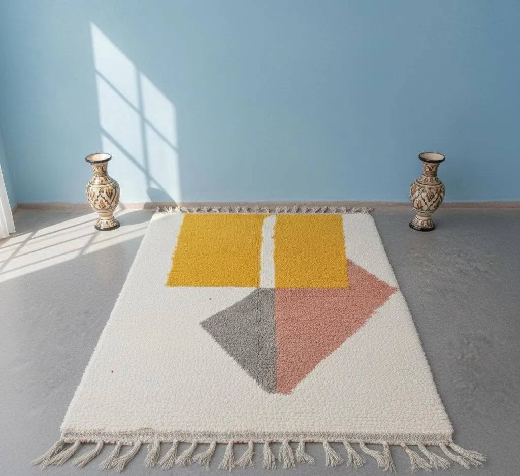 Handmade Moroccan rug 3x2 m