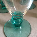 7 verres Luminarc bleu turquoise