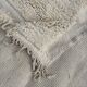 M'rirt Berber rug 190x220 cm – Natural ecru wool, minimalist design