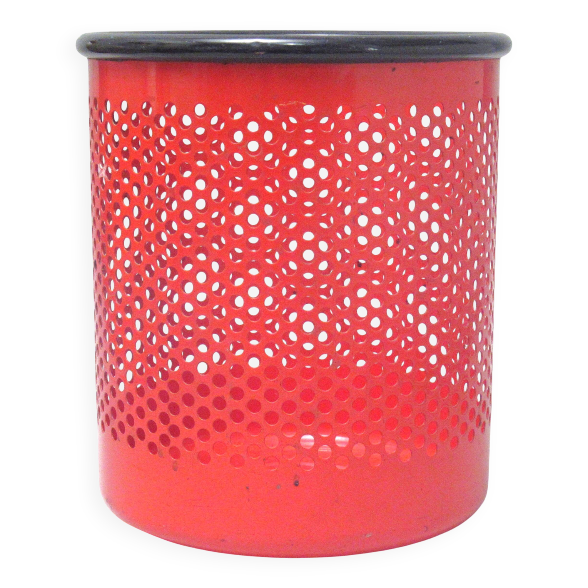 Red Cribbio basket Rexite 1980s
