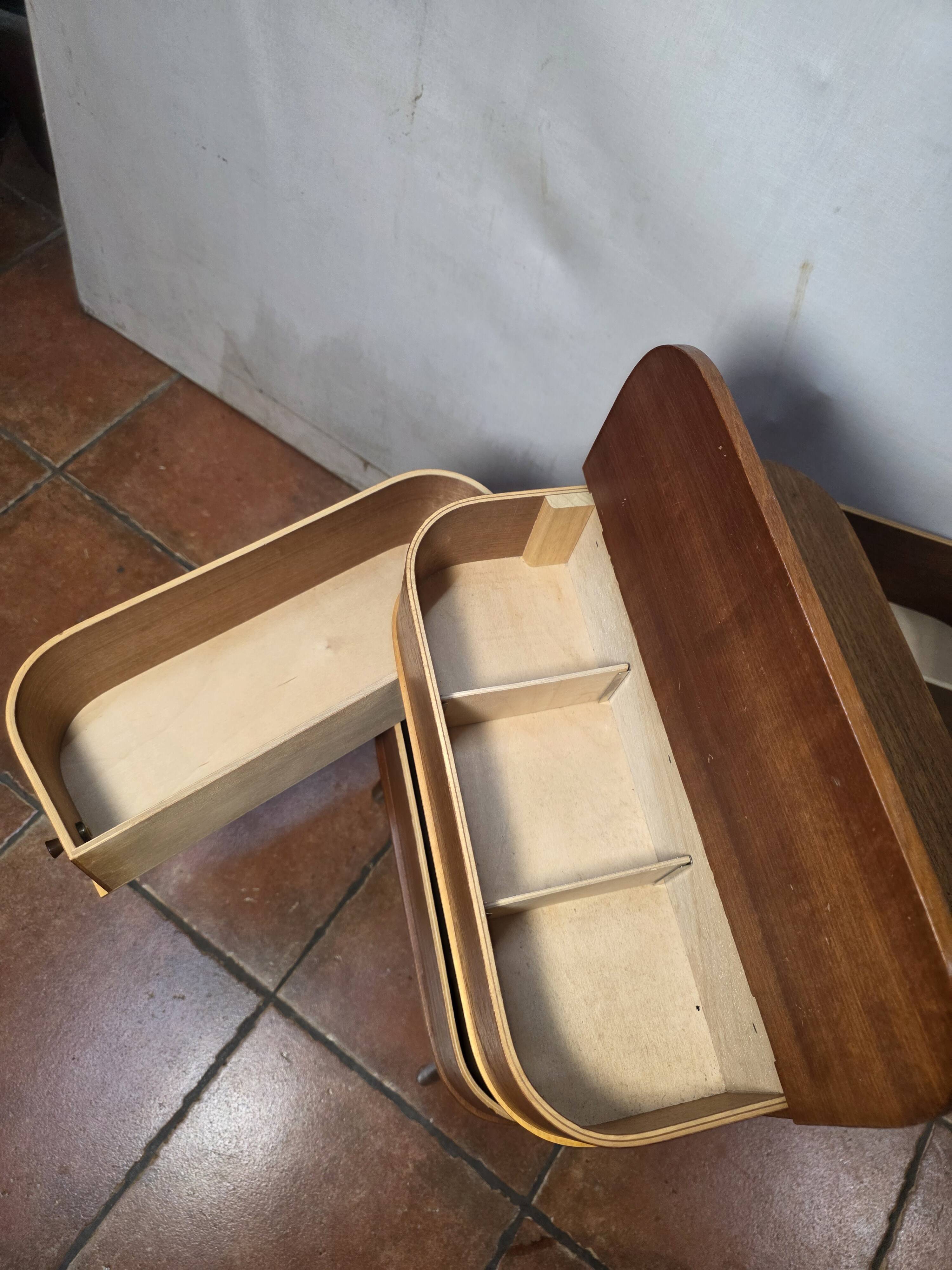 Scandinavian Teak Worker, Danish Design, 1960s