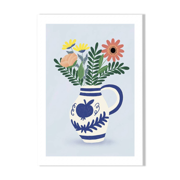 Bouquet of esparron - a4 illustration