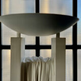 Loic Beuchet plaster lamp  ref 1391 ed. Sedap Workshop 1984