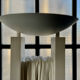 Loic Beuchet plaster lamp  ref 1391 ed. Sedap Workshop 1984
