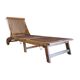 Solid teak lounge chair