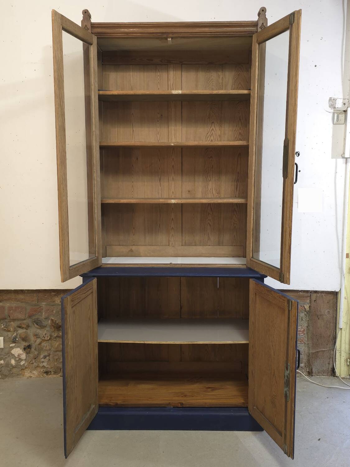 Old pharmacy display case circa 1930