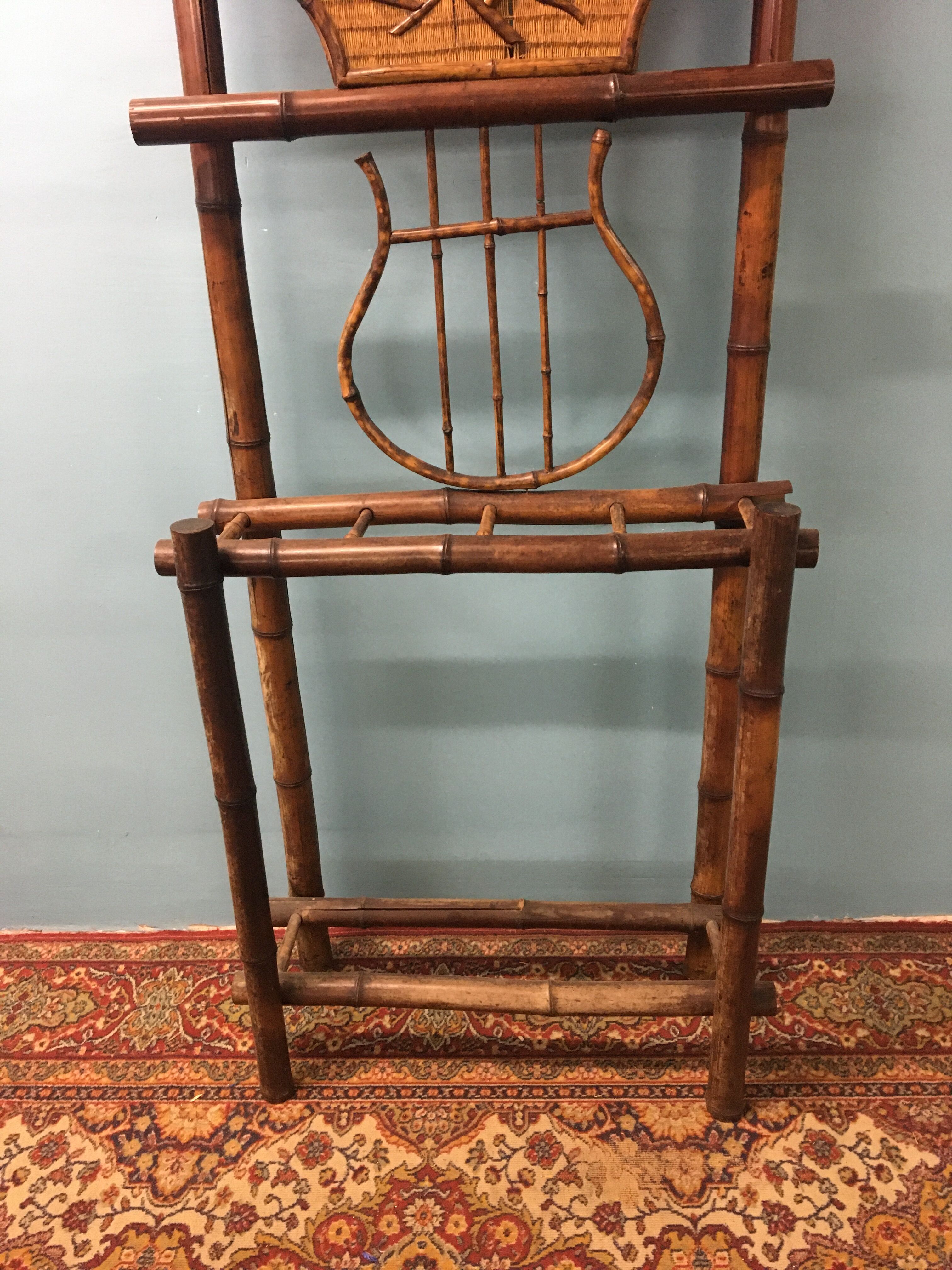 Porte manteau vintage en bambou