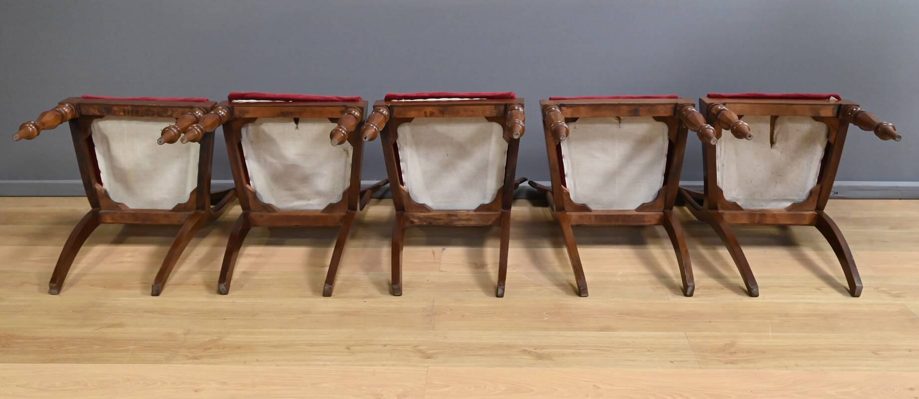 Set of 5 Mahogany Chairs, Victorian Period, England – Part 2