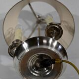White metal bouillotte lamp, empire style – early twentieth century