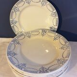 Suite of 11 flat plates iron earth