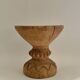 African stool / end table / bedside table in carved solid wood