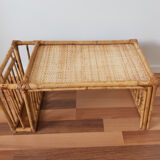 Coffee table magazine holder, end of sofa