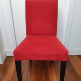 6 Red chairs