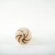Beige glass vase, Danish design, 1970s, made in Denmark