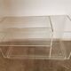 80s plexiglass hi-fi furniture shelf