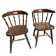 4 fauteuils bistrot style western en hêtre
