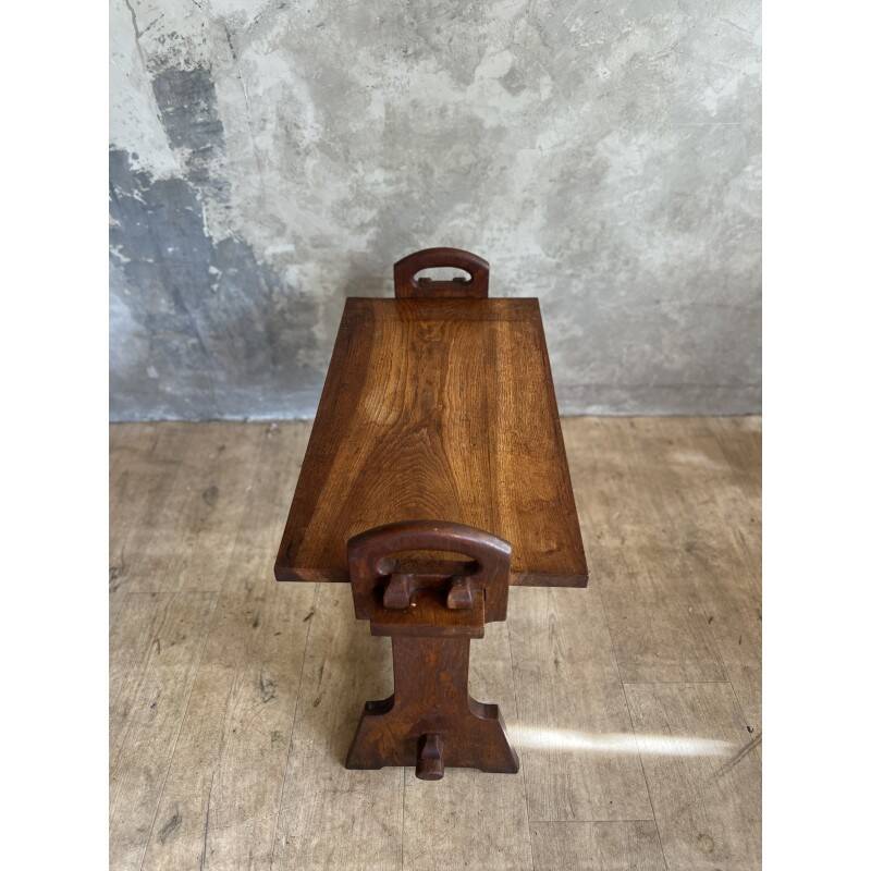 Brutalist side table.