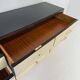 1950s Parchment and Walnut Chest of Drawers Attr. Paolo Buffa