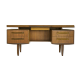 Bureau  Mid Century teck rétro G-plan des années 1970