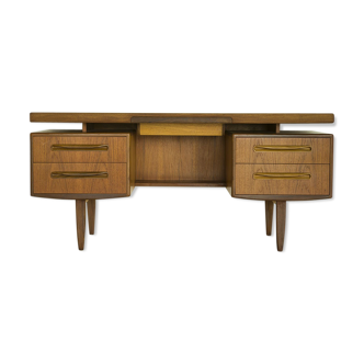 Bureau  Mid Century teck rétro G-plan des années 1970