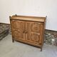 Oak buffet 1970 Guillerme and Chambron for Your House edition Circa