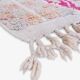 Pink Hallway Rug - 391 x 83 cm