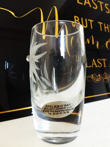 Crystal Lehrer liqueur glass