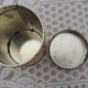 Ensemble de 4 pots tole vintage