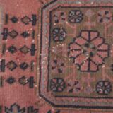 Vintage Turkish Oushak Rug Handwoven 80x670 cm