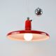 Vintage Red Meblo Manta Pendant Lamp