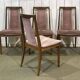 Suite de 4 chaises GPlan en teck des années 1980