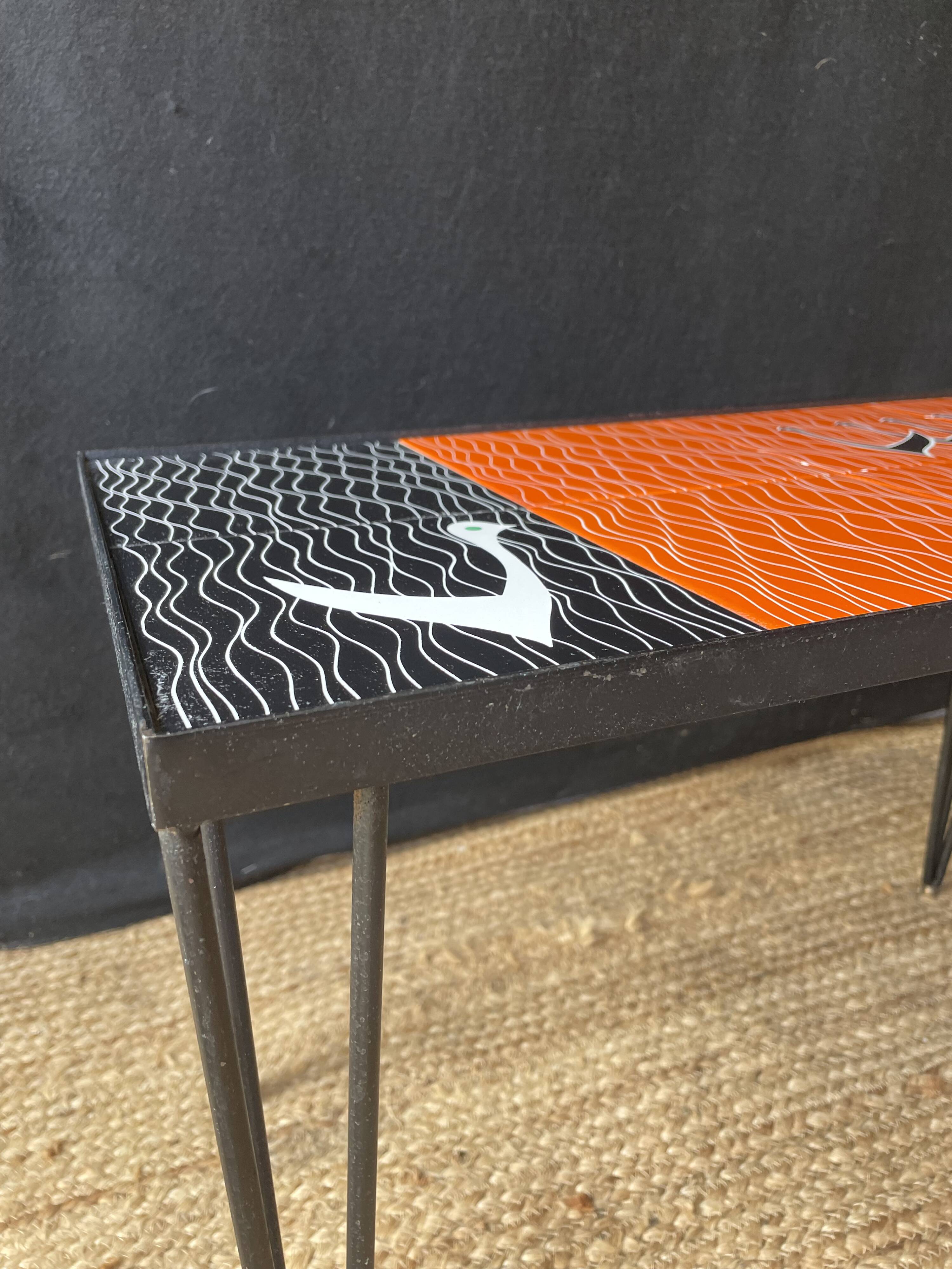 Ceramic tile coffee table